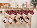 Personalized Christmas Stockings,3D Plush Stockings,Monogram Stockings,Custom Family Stockings,Holiday Decor,Christmas Tree Decor,Xmas Gifts