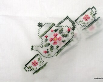 Hand Embroidered table topper