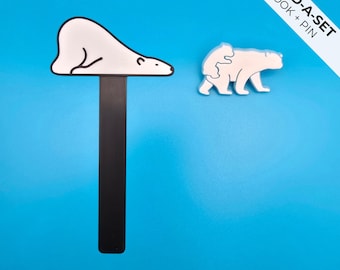 Build Your Own Polar Bear Gift Set | Bookmark & Pin