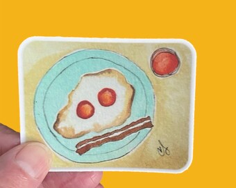 Eggs and bacon sticker