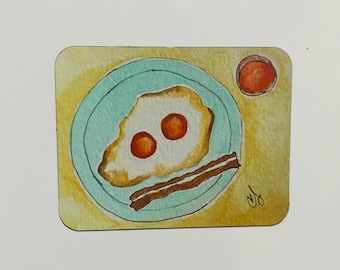 Eggs and Bacon magnet