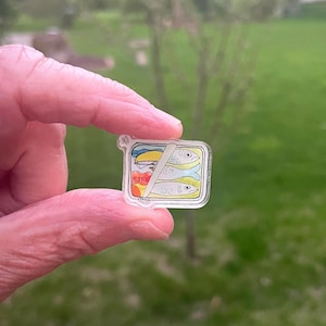 Sardine Can mini magnet