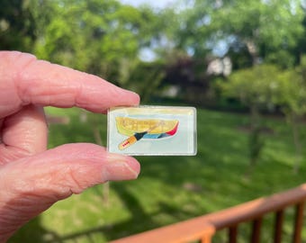 Canoe mini magnet
