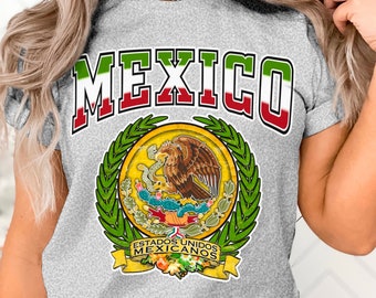Mexico Shirt Mens Womens Unisex Mexico T-Shirt Travel Road Trip Vacation Home Country Flag Shirt Mexican La Seleccion Shirt Mexico Tee shirt
