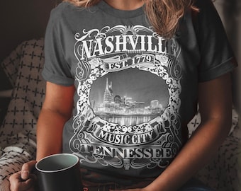 Nashville Shirts Country Music Shirt Boho Nashville Shirt Tennessee Tshirt Nashville T Shirt Nashville Outfits Cute Women Nashville Tshirts