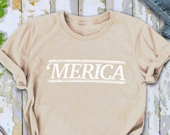 MERICA T-Shirt, 'merica, 4th of July, America Shirt, Patriotic Shirt, Gifts for Him, Patriotic Tee, Men's 4th of July Shirt, Father's Day