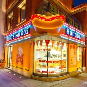 Modern LED Channel Letters - Contemporary Illuminated Business Signs - Minimalist Metal Signage - Cafe, Office, Retail - Backlit Letters