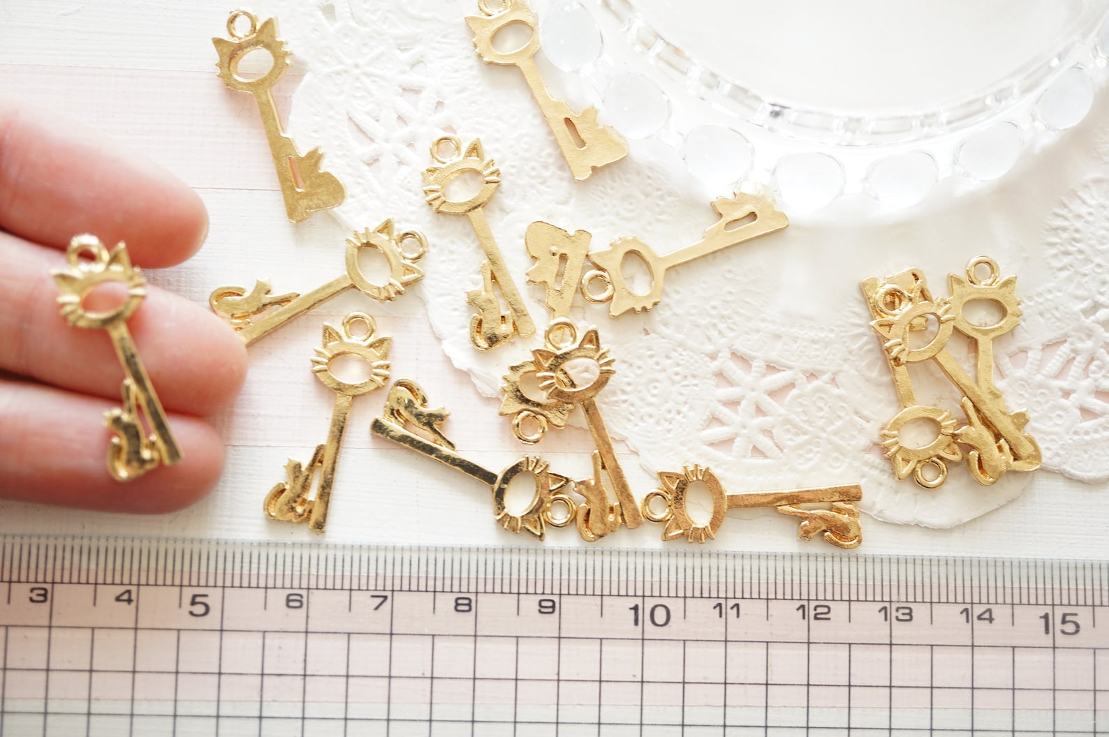 Clearancesale// 510pcs Small Cat Face Key With Cat Open Bezel Etsy
