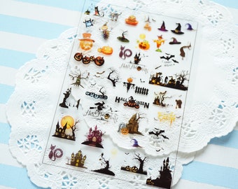 Clear Film Sheet for Resin Craft / Halloween No.2 / SH014