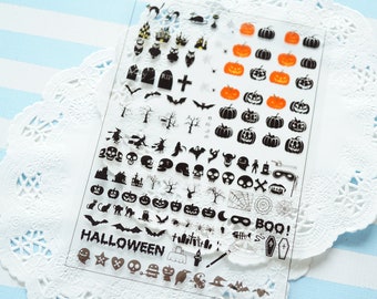 Clear Film Sheet for Resin Craft / Halloween No.1 / SH013