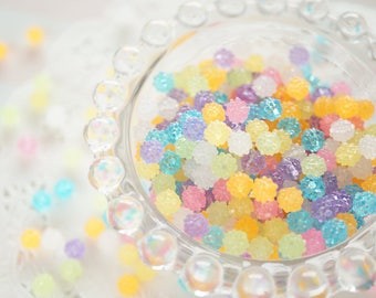35 pcs Confetti Conpeito Beads/Plastic Motif (6mm) BE CD378