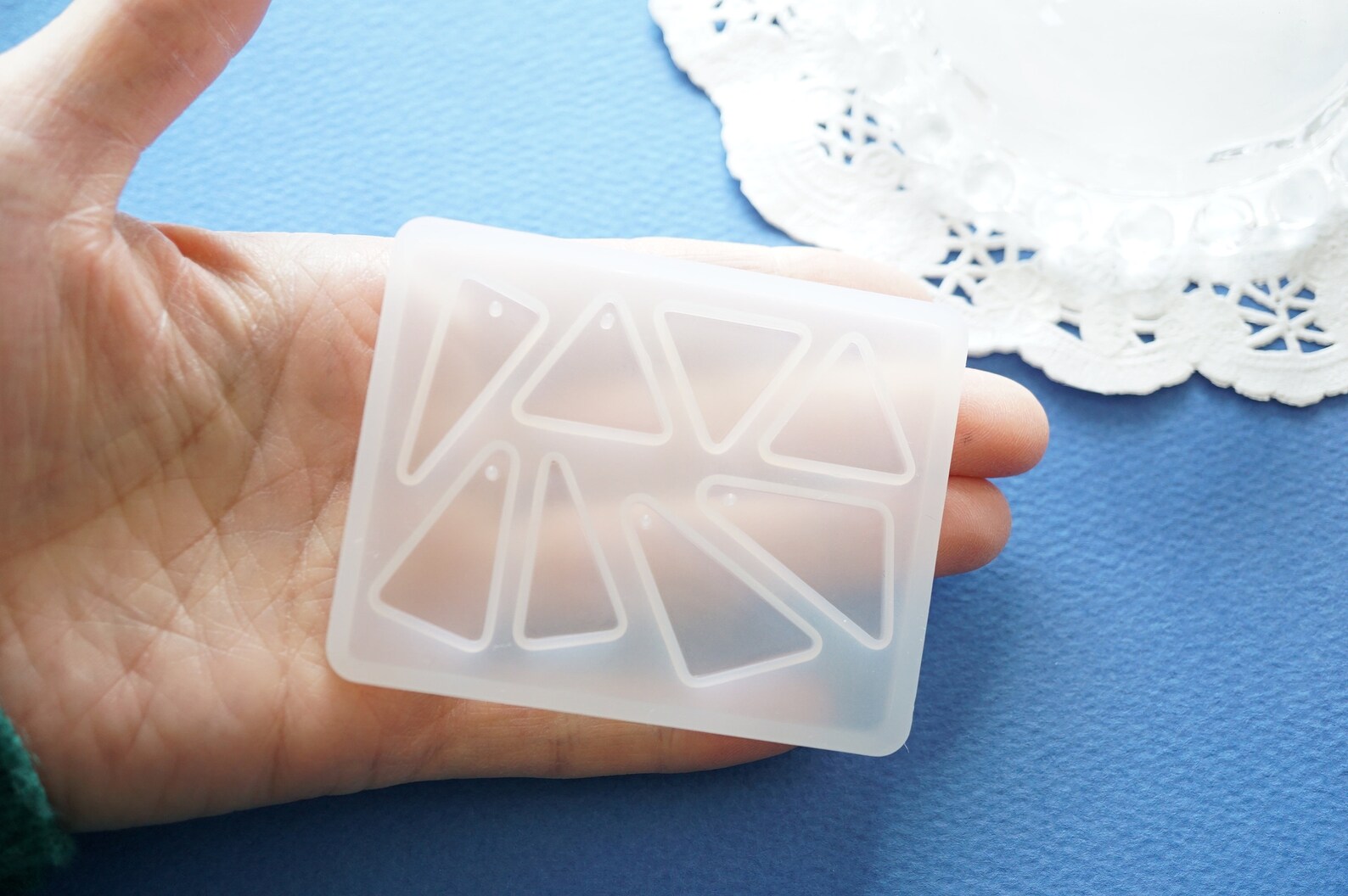 Silicone Mold / Triangles in Charm&Cabochon 5.5cm6.9cm Etsy