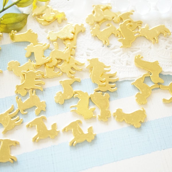 Limited Stock//12-13pcs Resin inclusions / inserts / supplies  (10-20mm) Dogs AA138