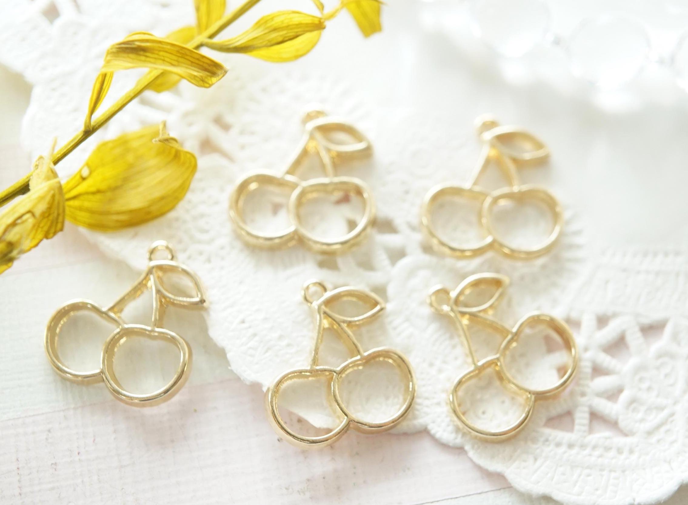 5pcs Open Bezel Charms/small Cherries (16mm15mm) AZ1483 - Etsy