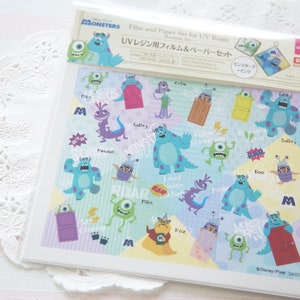Begrenzte Verfügbarkeit // Klare Folie und Papier für Resin Craft / Monsters Inc / SH072