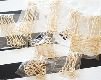 10 pcs Designed Eye pins (20-60mm) AZ870