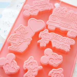 Silicone Mold / Micky Mouse Minnie Mouse Donald duck (17.5cm12cm ) ML066