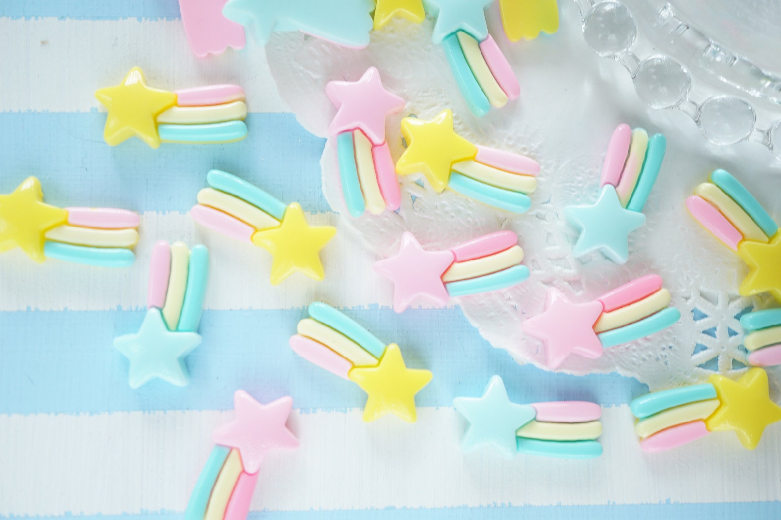 9 pcs Pastel Shooting Star Cabochon 12mm23mm IK166 Etsy