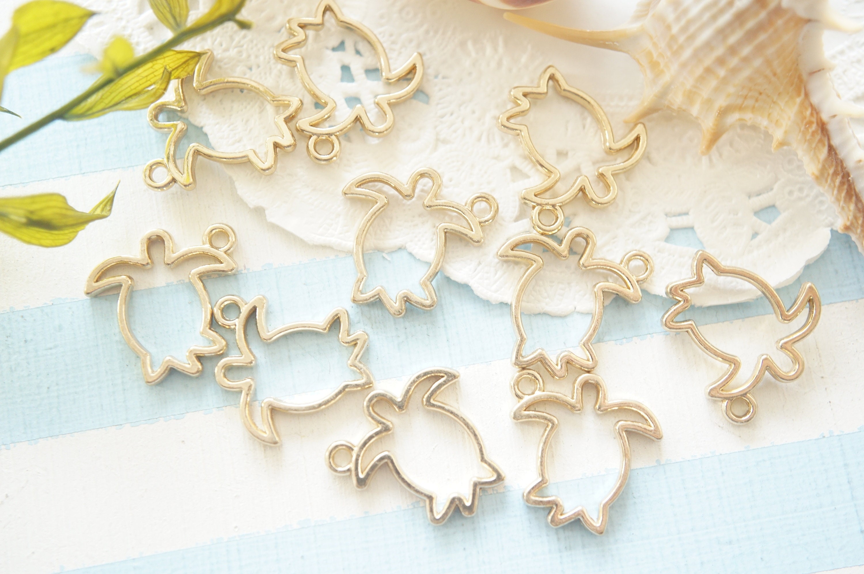 チャーム #ohana Butterfly and Sakura Origami Necklace - 