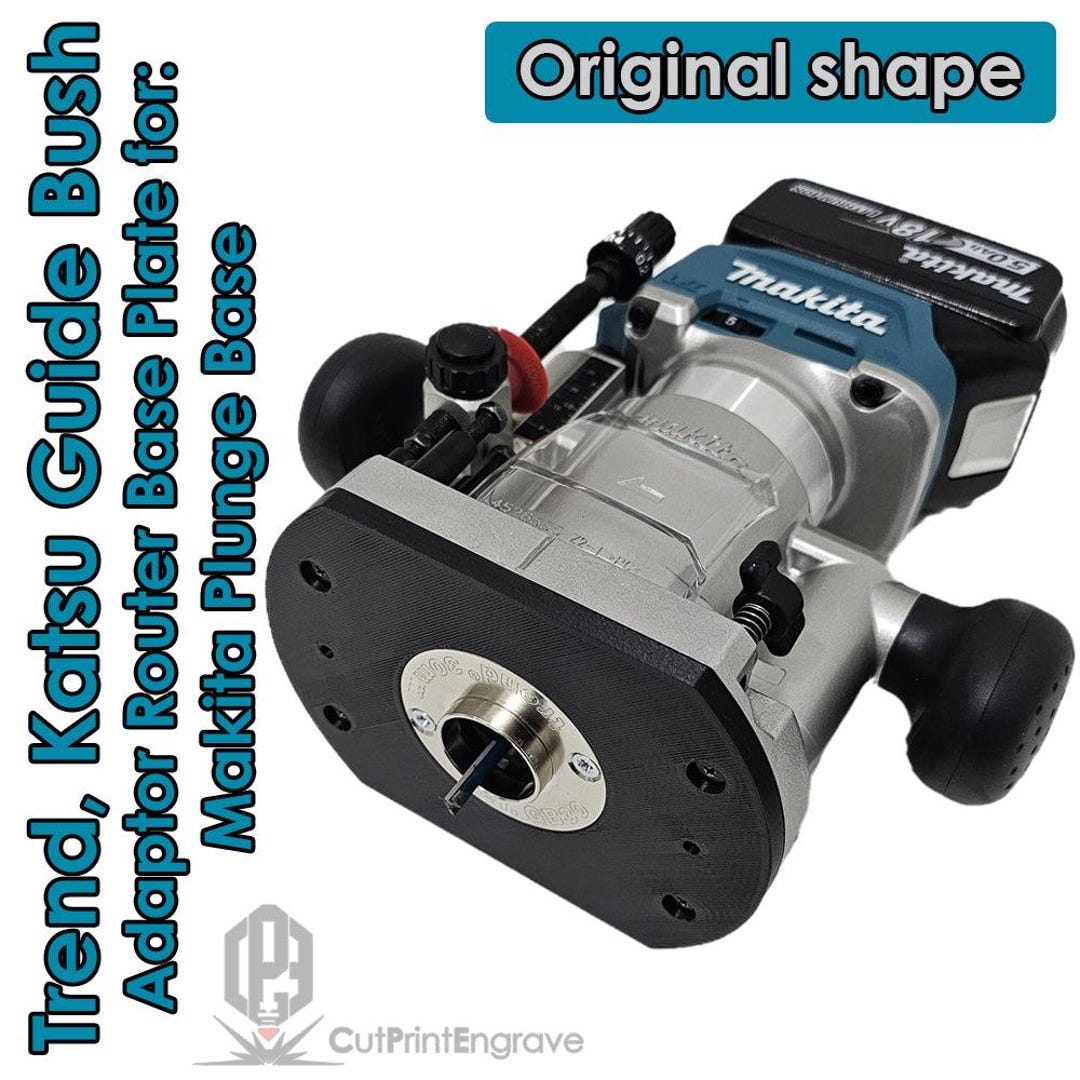 Trend Router Reducing Bush Makita Router DRT50 RT0700 Plunge Trend Guide Bush Adaptor Base Plate ...