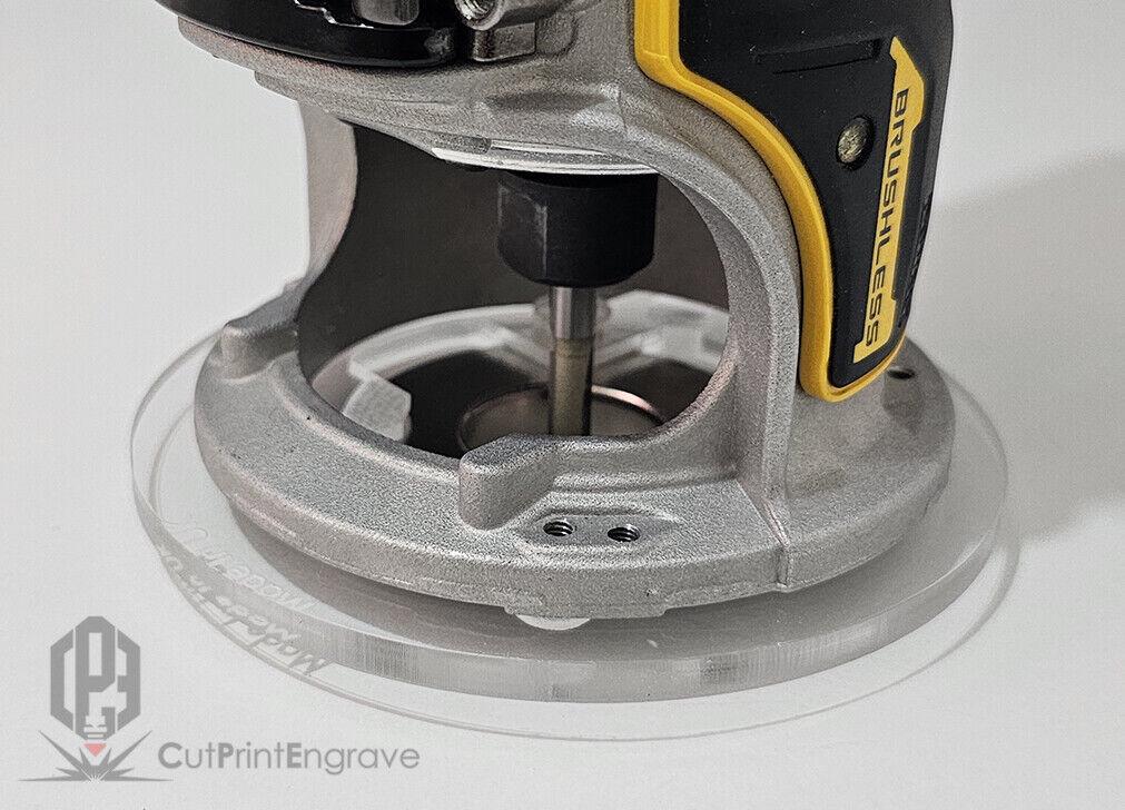 Dewalt Dcw600 Trimmer Router Trend Guide Bush Adaptor Base Plate - 4 ...