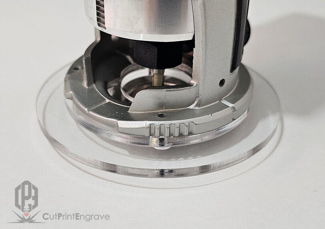 KATSU Clear Router Base Plate For Makita RT0700, RT0702, DRT50 Trimmers - Guide & Screws 1 thumbnail image