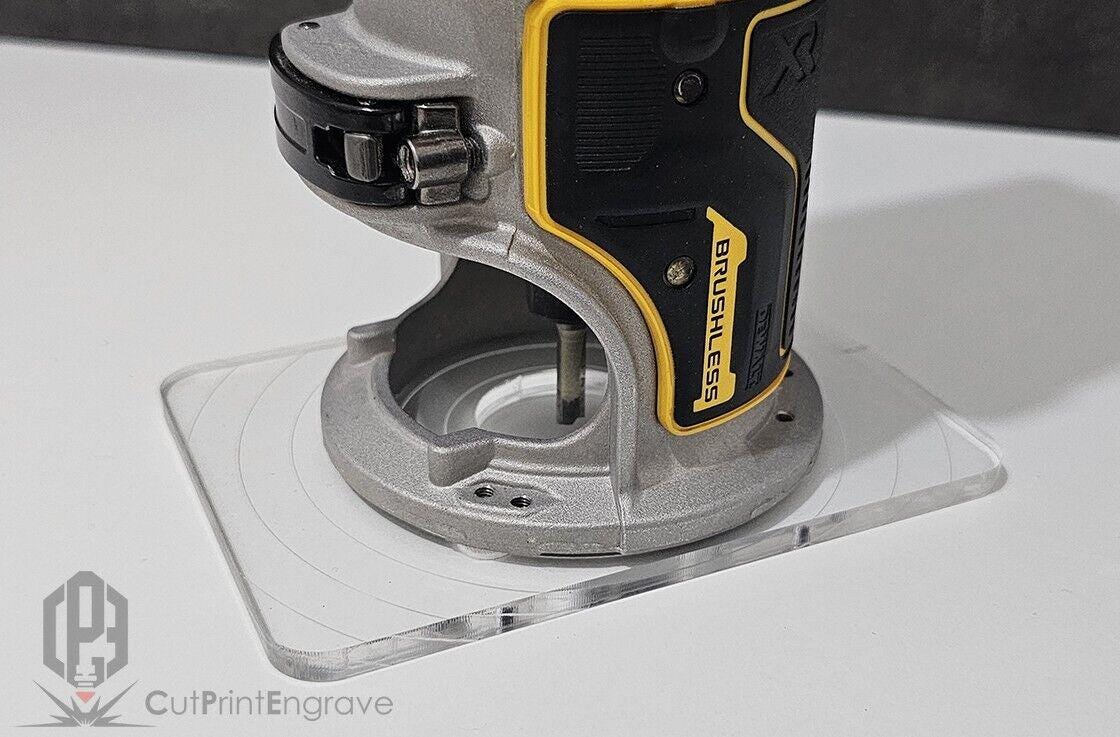Rectangular Shape Router Base Plate for Dewalt Dcw600 Dcw604 D26200 - 7 ...