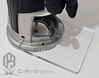Placa Base Ampliada Para Fresadora Makita DRT50 Y RT0700 - Compatible Con Recortadora Makita 18V (marca KATSU)