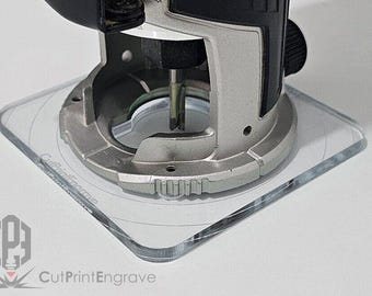 Rectangular Router Base Plate – Fits Makita DRT50, RT0700X, RT0702 – 103x145mm