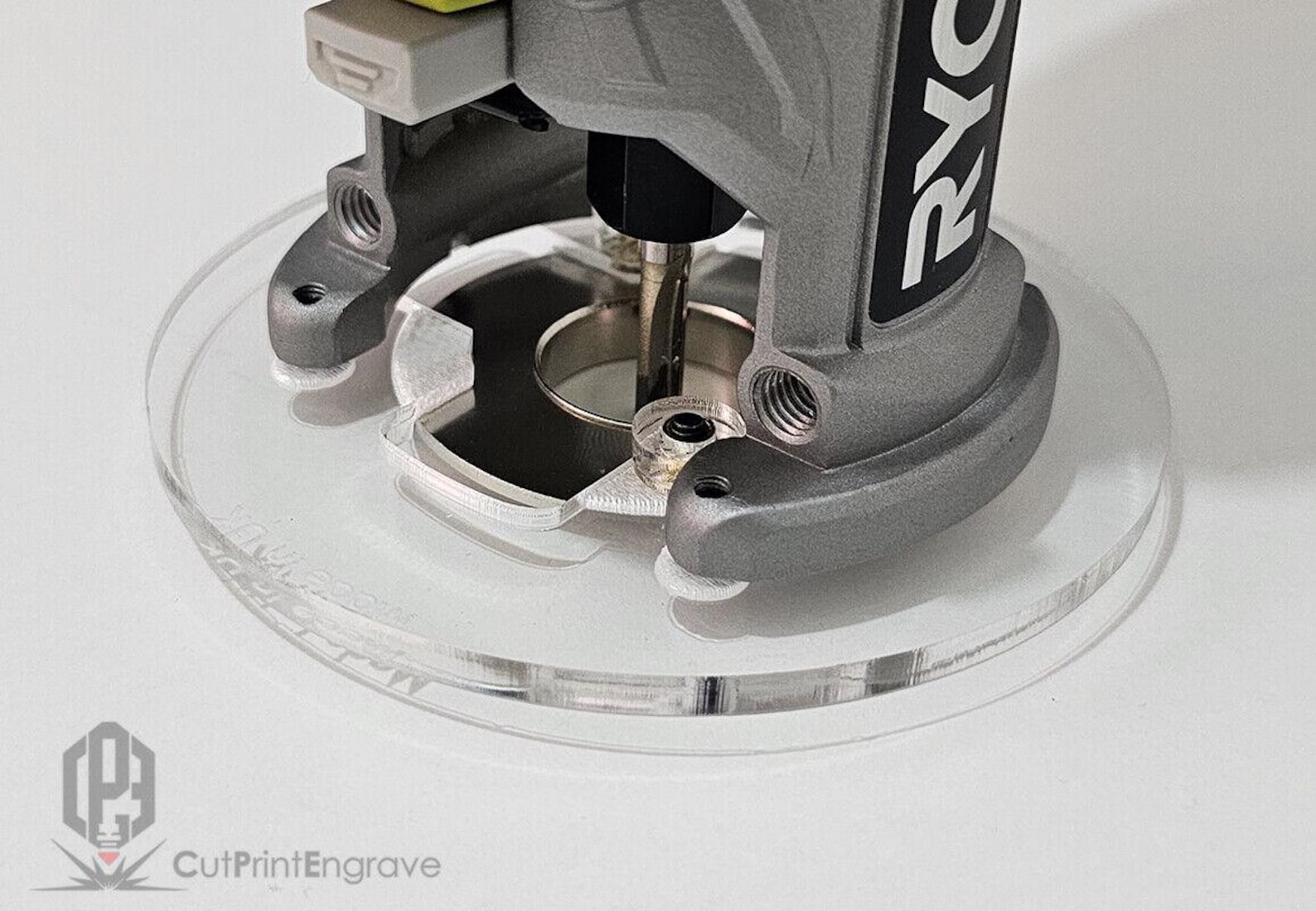 Ryobi One+ 18v P601 Pcl4424b Trimmer Router Trend Guide Bush Adaptor ...