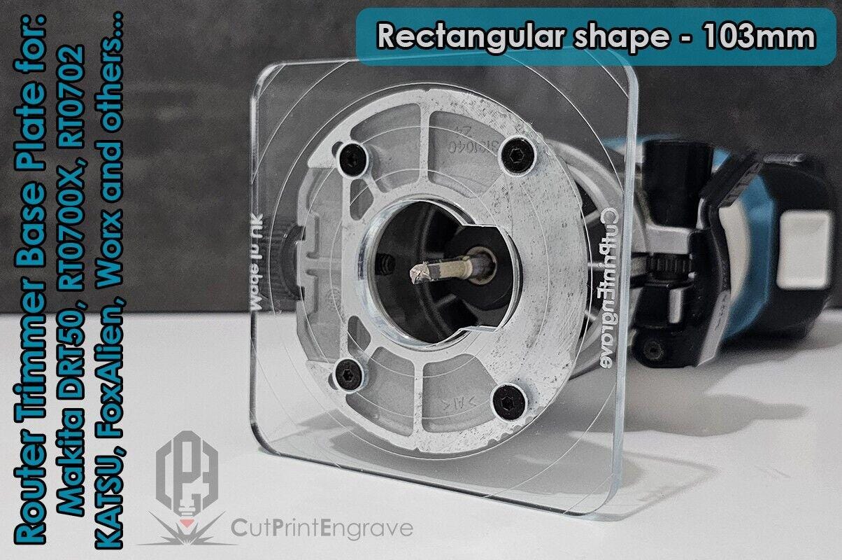 Makita 196613-4 Base Per Rifilare Completa Con Protezione Per - Foto 7