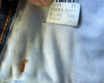 80's Vintage Levi's Jeans 1983 Levi's for Men With A Skosh More