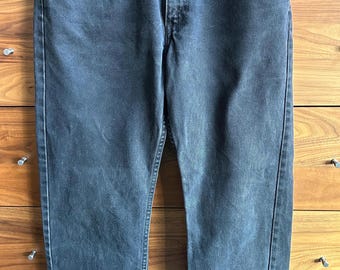 Y2K Vintage 505 Levi’s Jeans Black Wash Faded Worn W33 L32