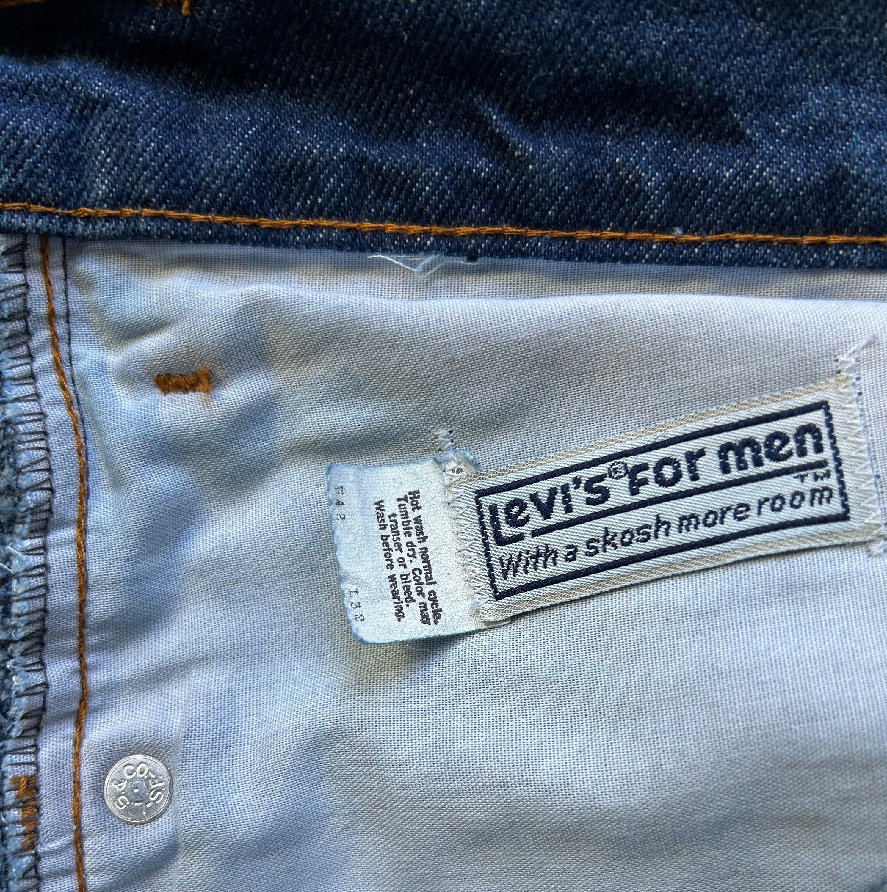 80's Vintage Levi's Jeans 1983 Levi's for Men With A Skosh More