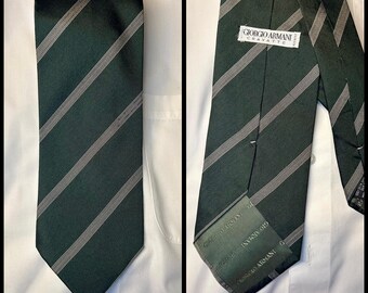 Vintage Tie Giorgio Armani Cravatte luxury Necktie Designer 100% silk Made in Italy Vintage Armani Tie