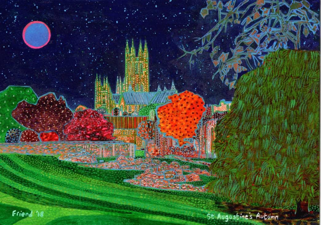 St Augustine S Abbey Autumn Canterbury 18 A Ltd Etsy St Augustine S Abbey Autumn Canterbury 18 A Ltd Etsy