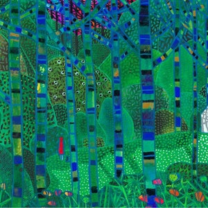 Lawn (2021). A ltd edition, numbered and signed print from an Original Painting by Richard Friend
