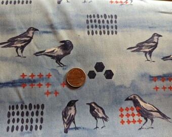 ORGANIC COTTON BLACKBIRD Fabric by Monaluna