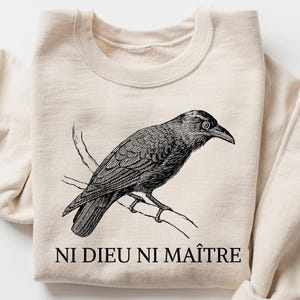 Anti Authoritarian Shirt, Ni Dieu Ni Maître, No God No Master, Anti Trump Shirt, Leftist Protest Shirt, Anarchist T-shirt, Anti Trump Shirt