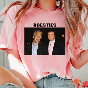 Besties Shirt, Anti Trump Shirt, Donald Trump and Epstein Shirt, Anti MAGA Shirt, Democrat Gift, Trump Epstein Tee, Protest Tee, Island Boys