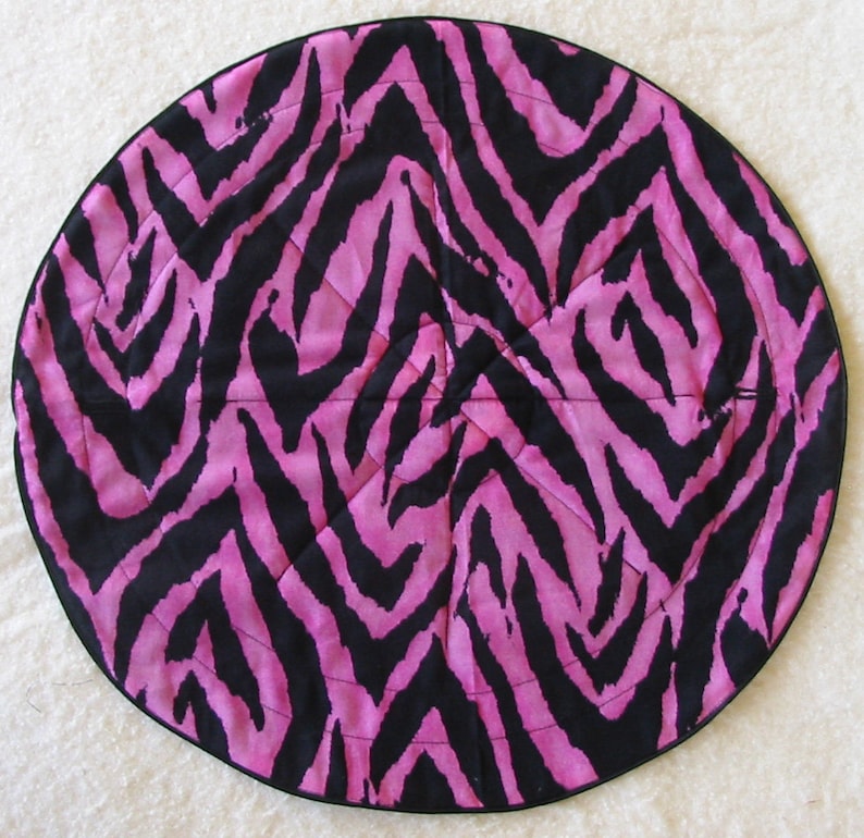 The perfect travel organizer Jewelry Pouch in anti tarnish Pink Zebra