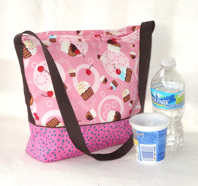 Food themed Insulated Lunch Bags, Lunch Tote image 9