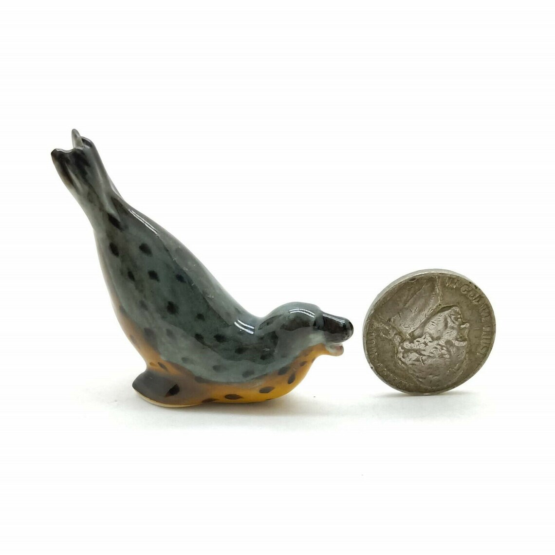 4 Seal Sea Lion Ceramic Animal Figurine Statue Etsy