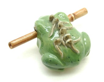 Details about   Frog Figurine Ceramic Playing Violin Animal Green Musical Statue FG002-3 