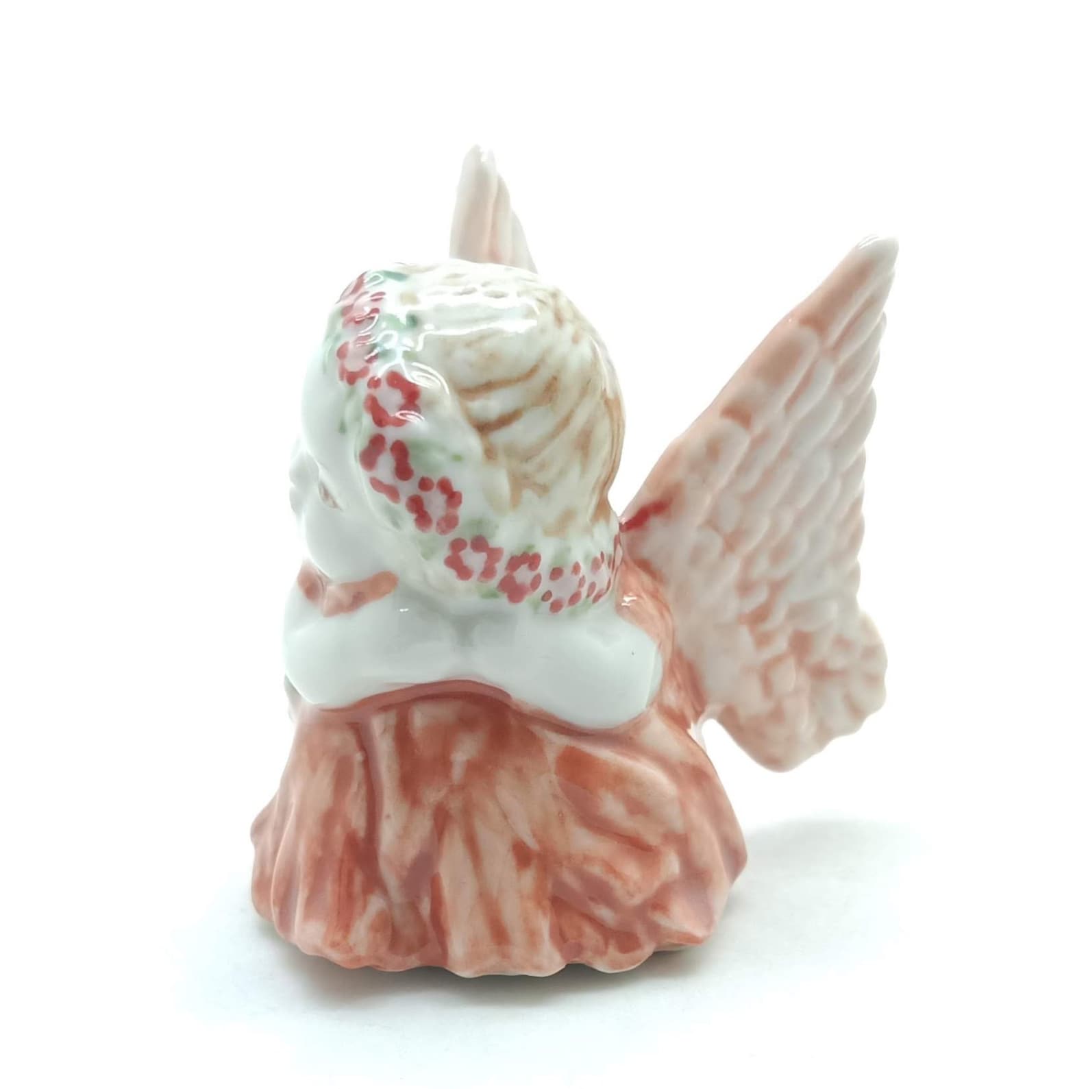 Angel Ceramic Figurine Miniature With Wings Statue Etsy