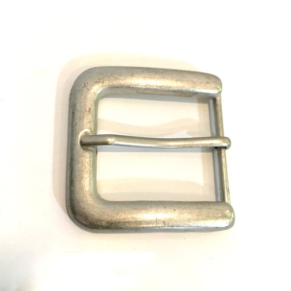 Buckle/Vintage belt buckle/silver tone metal Vintage Horse Brass Belt Buckle Silver Tone Metal Equestrian  main image 4