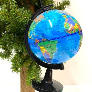 Plastic World Globe vintage ornament image 3