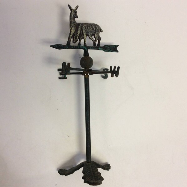 Vintage iron/steel Deer Weathervane