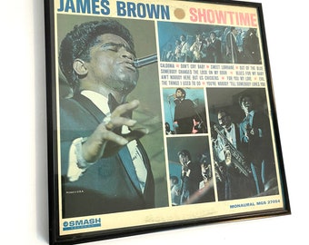 Framed Vintage Album James Brown "Showtime" 1964