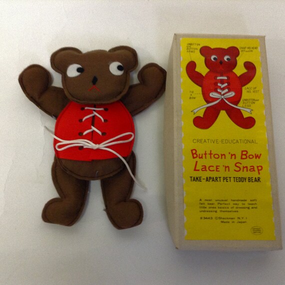 teddy bear in a box